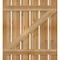 Ekena Millwork Spaced Board-n-Batten Shutters w/Z-Bar, Rough Sawn Western Red Cedar, 34 3/4W x 38H, PR RBS06Z35X038RWR - alternate 5